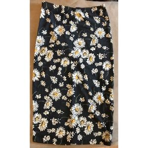 Sunflower pencil skirt